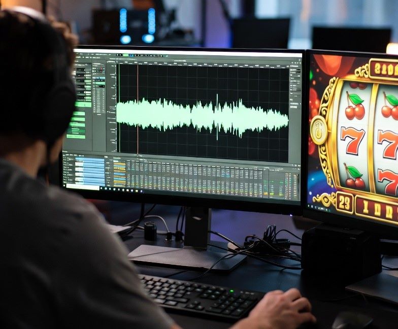 game developer working on audio design